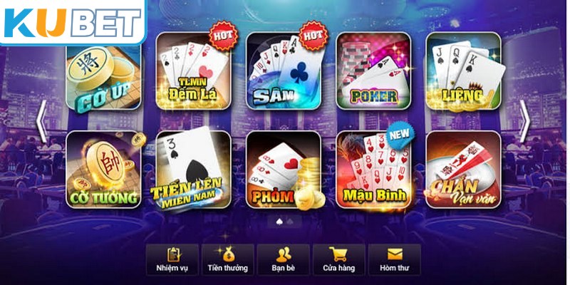 Tổng quan về chuyên mục game bài KUBET